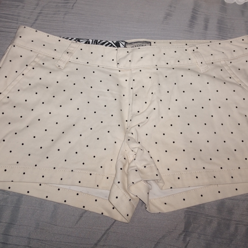 Volcom polka dot shorts